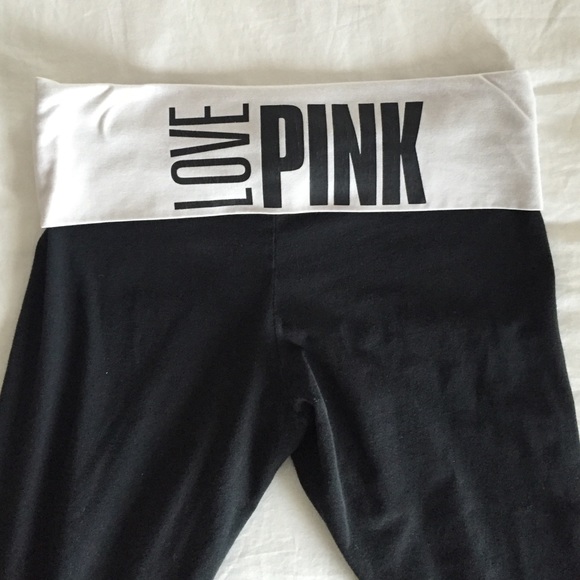 PINK Victoria's Secret Pants - VS PINK Foldover Yoga Pants