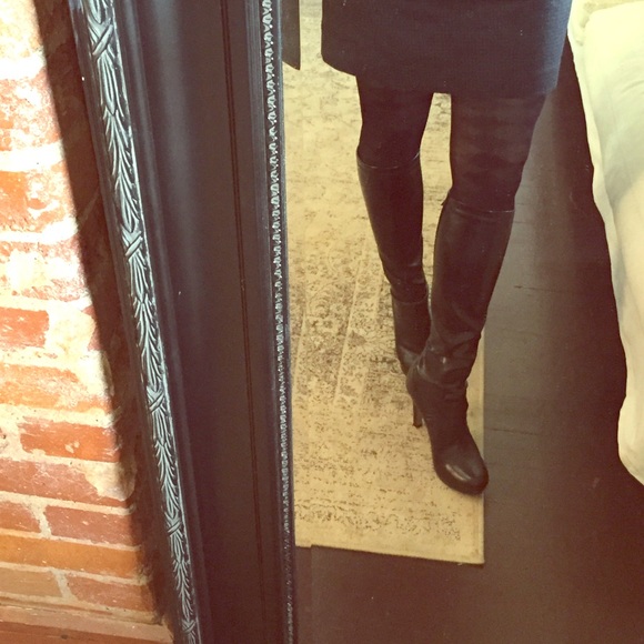Fitted Knee High Boots