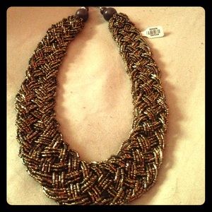 Gold/bronze necklace