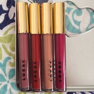 Lorac lip gloss bundle