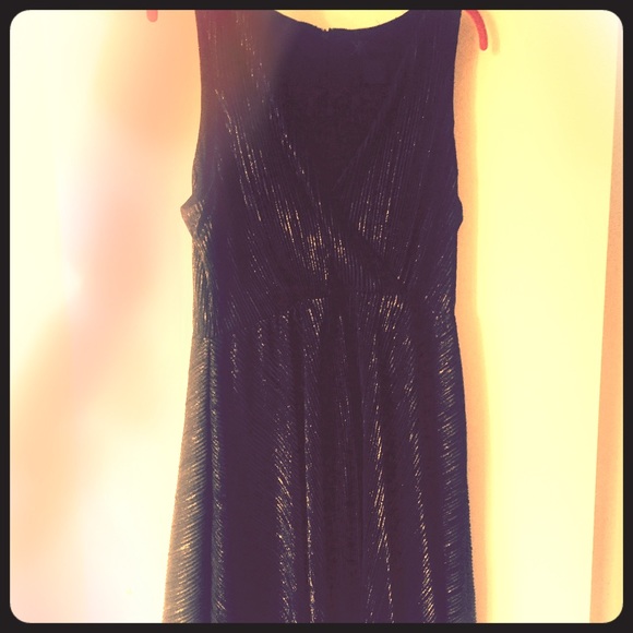 Gold glam dress
