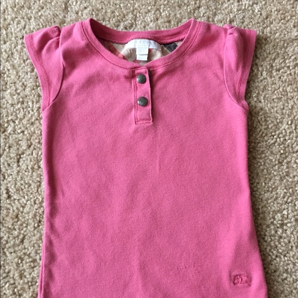 Burberry Girl's Cap-sleeve Shirt