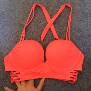 Victoria secret hottie halter red ignited 34B