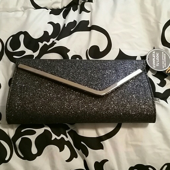 Brand New Charcoal Grey clutch
