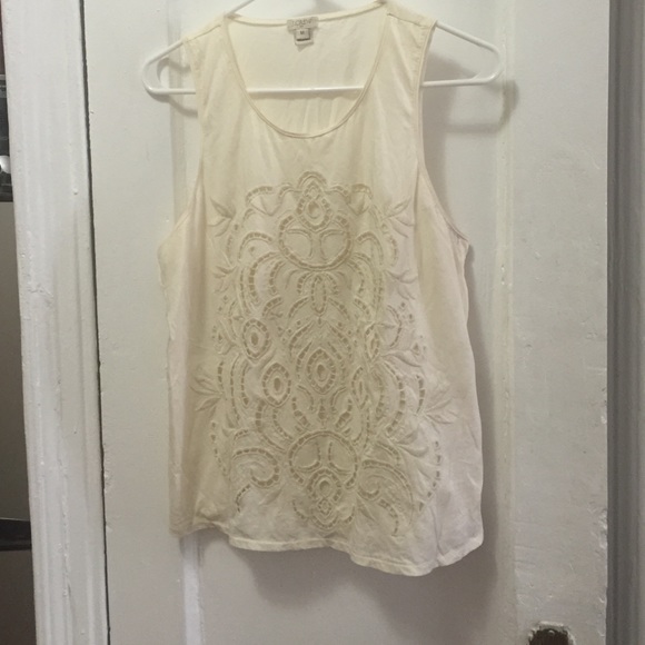 Jcrew embroidered tank