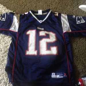 Tom Brady patriots jersey boys size large