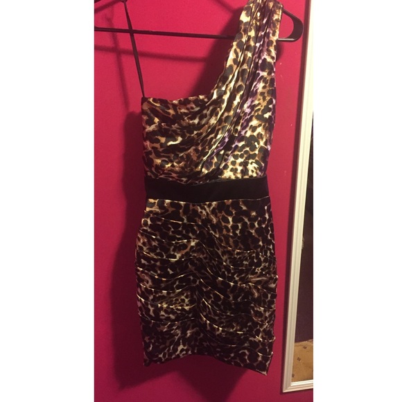 Silky cheetah dress