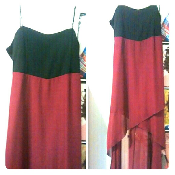 Red & Black Dress