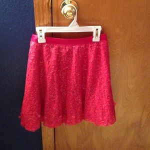A sparkly never worn gap skirt