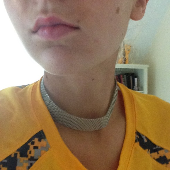 Silver choker