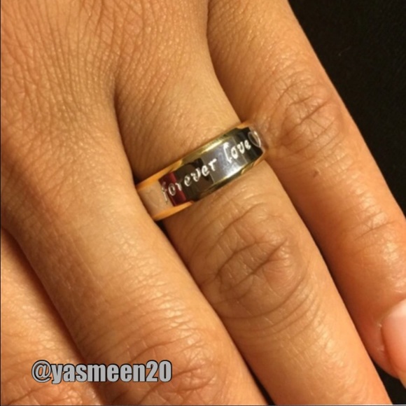 ❤️18K plated "forever love" ring - Picture 3 of 3