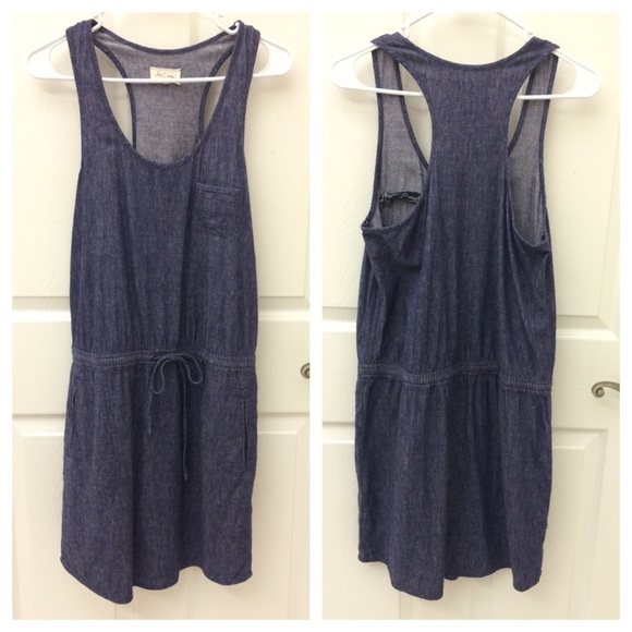 SOLD Lou & Grey Linen Blend Racerback Dress - Picture 3 of 4