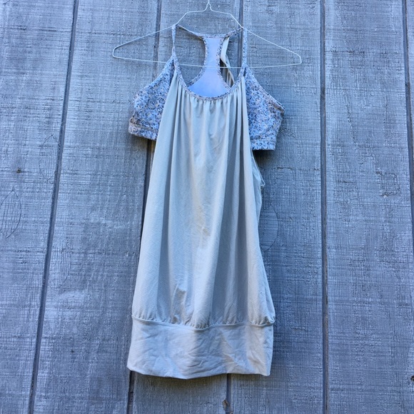 Gray Lululemon work out top