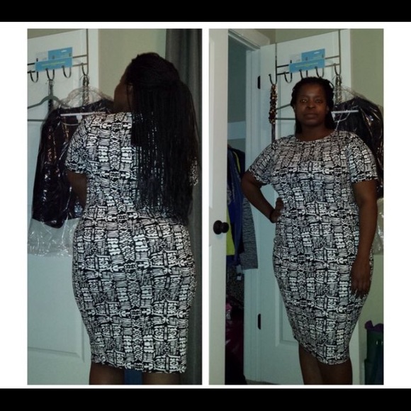 Tribal Print BodyCon Dress