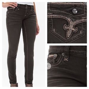 Women's Rock Revival skinny pants, worn