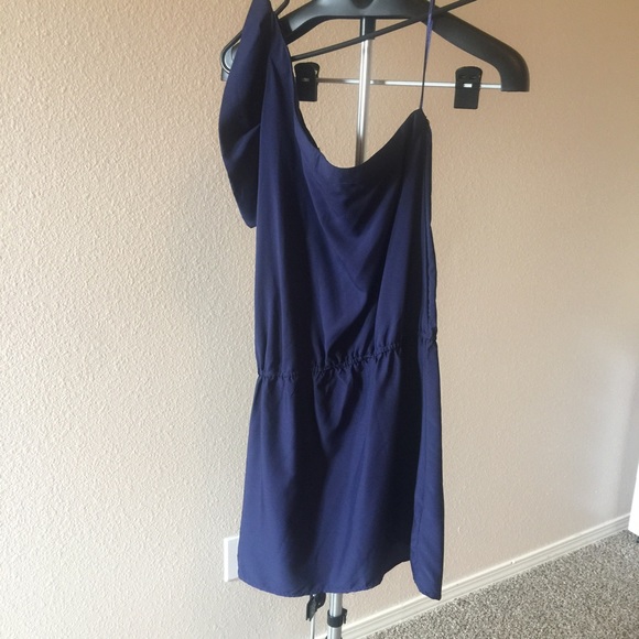 Embellished navy blue dress - Picture 2 of 3