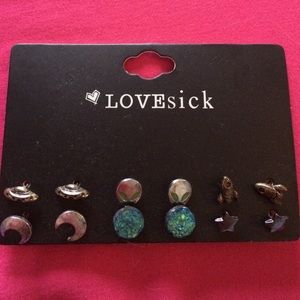 NWT Alien/Space Stud Earrings