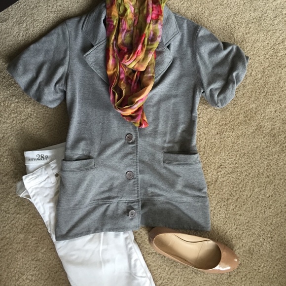 F21 Sweatshirt blazer