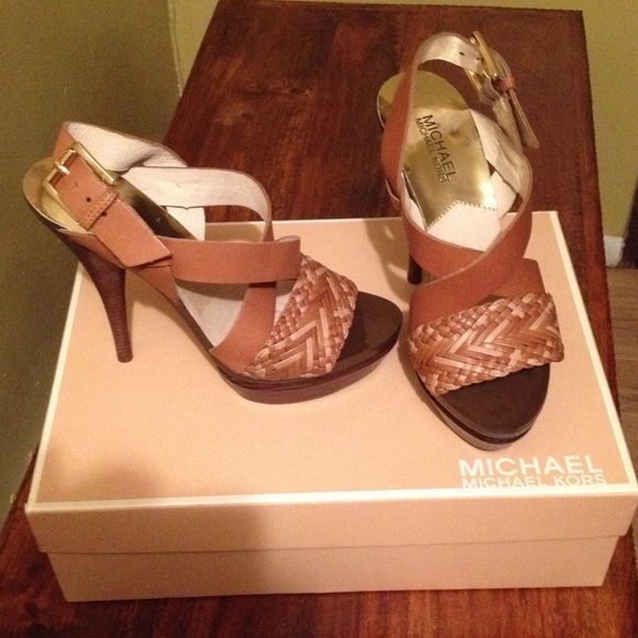 Michael Kors leather platform