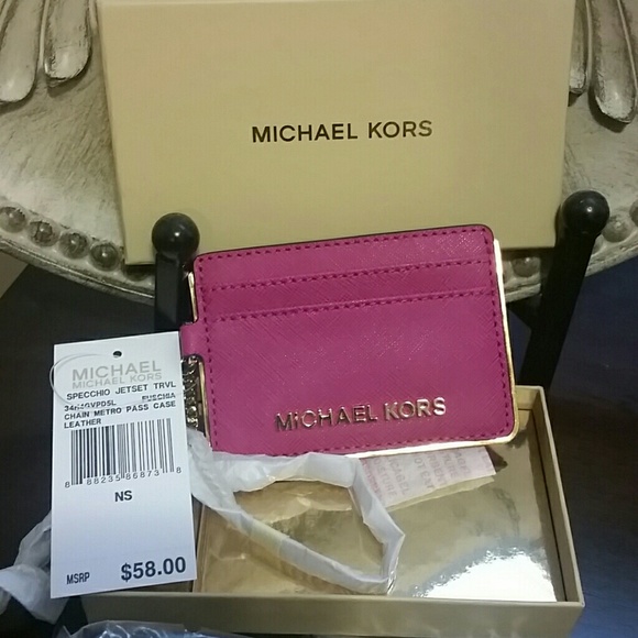 MK chain card holder