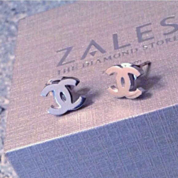 Jewelry - STAINLESS STEEL DOUBLE C EARRINGS