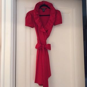 Fabulous Diane von Furstenberg Red Wrap Dress