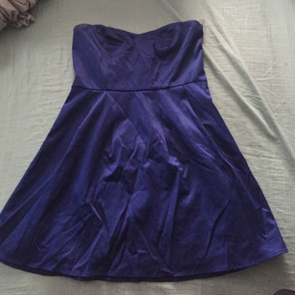 Royal blue cocktail dress