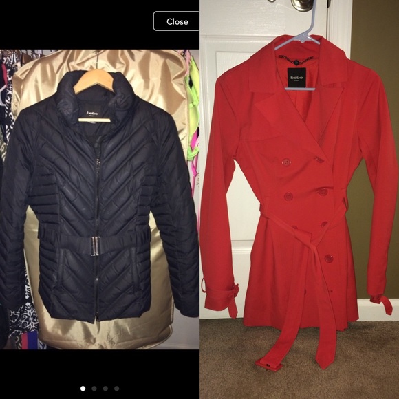 Bundle: 2 Bebe Jackets