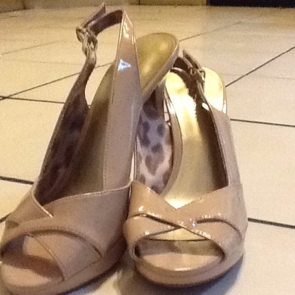 Beige heels go with anything