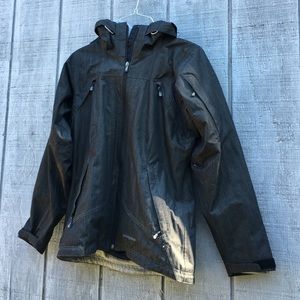 Gray Patagonia snow or rain jacket