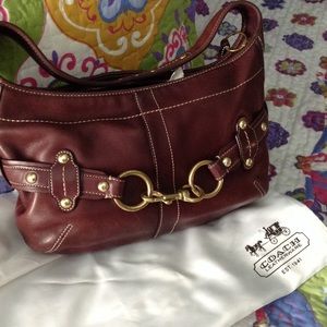 Coach leather hobo