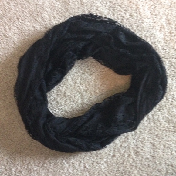 Lace infinity scarf