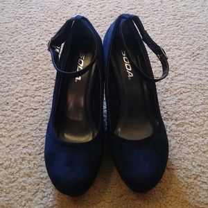 Wedge Heels with Ankle Strap