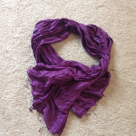 Purple scarf