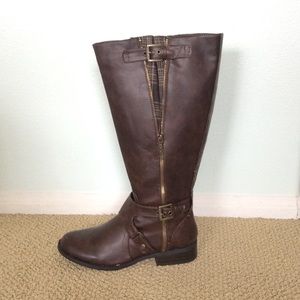 GUESS Brown Boots (Wide Calf)