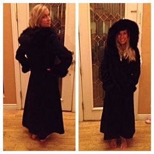 marvin richards Jackets & Coats - Black wool coat marvin richards Jackets & Coats - Black wool coat