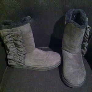 Micro Suede Slide on Boots