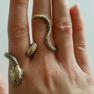 Medusa Vintage Snake Ring