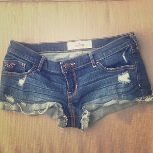 Hollister Distressed Jean Shorts