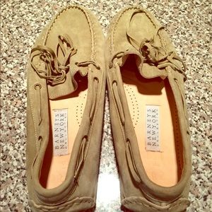 Barneys New York Suede Driving shoes