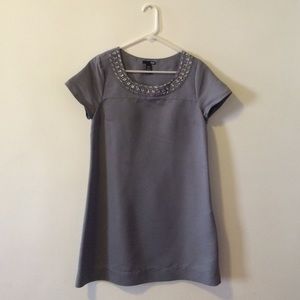 H&M Jeweled Collar Shift Dress