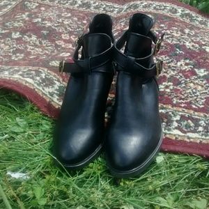 NWOT Black Ankle Boots