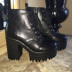 SOLD BUNDLED Black Boots