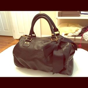 Steve Madden Speedy Black Satchel