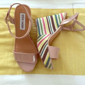 Steve Madden Nude Wedges