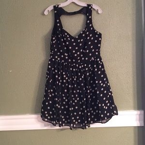 Mid high sheer dress