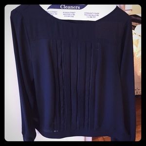Navy blue blouse