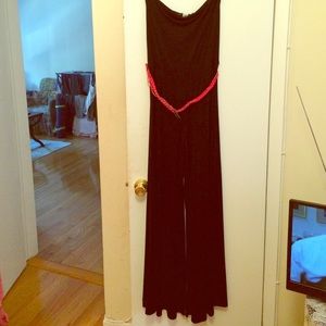 American Rag strapless wide leg jumpsuit