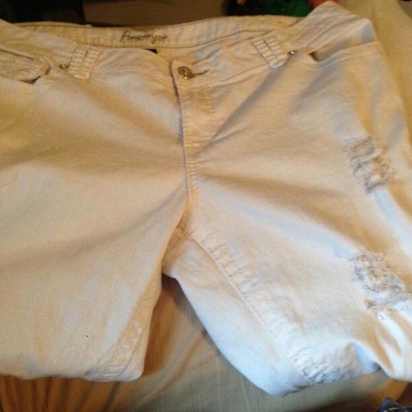 White jeans