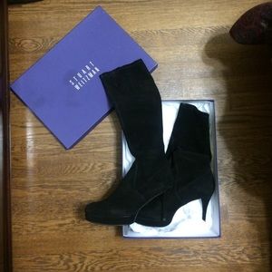 Stuart Weitzman Jefe Mid Suede Boot